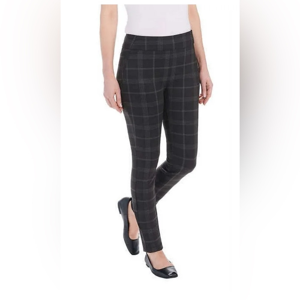 💖Pre-Loved Plaid Black-Gray Trousers by Dalia💖